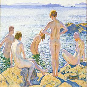 La Mer - Ostende@Theo van Rysselberghe de baadsters